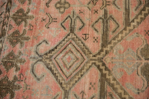 Vintage Distressed Oushak Carpet