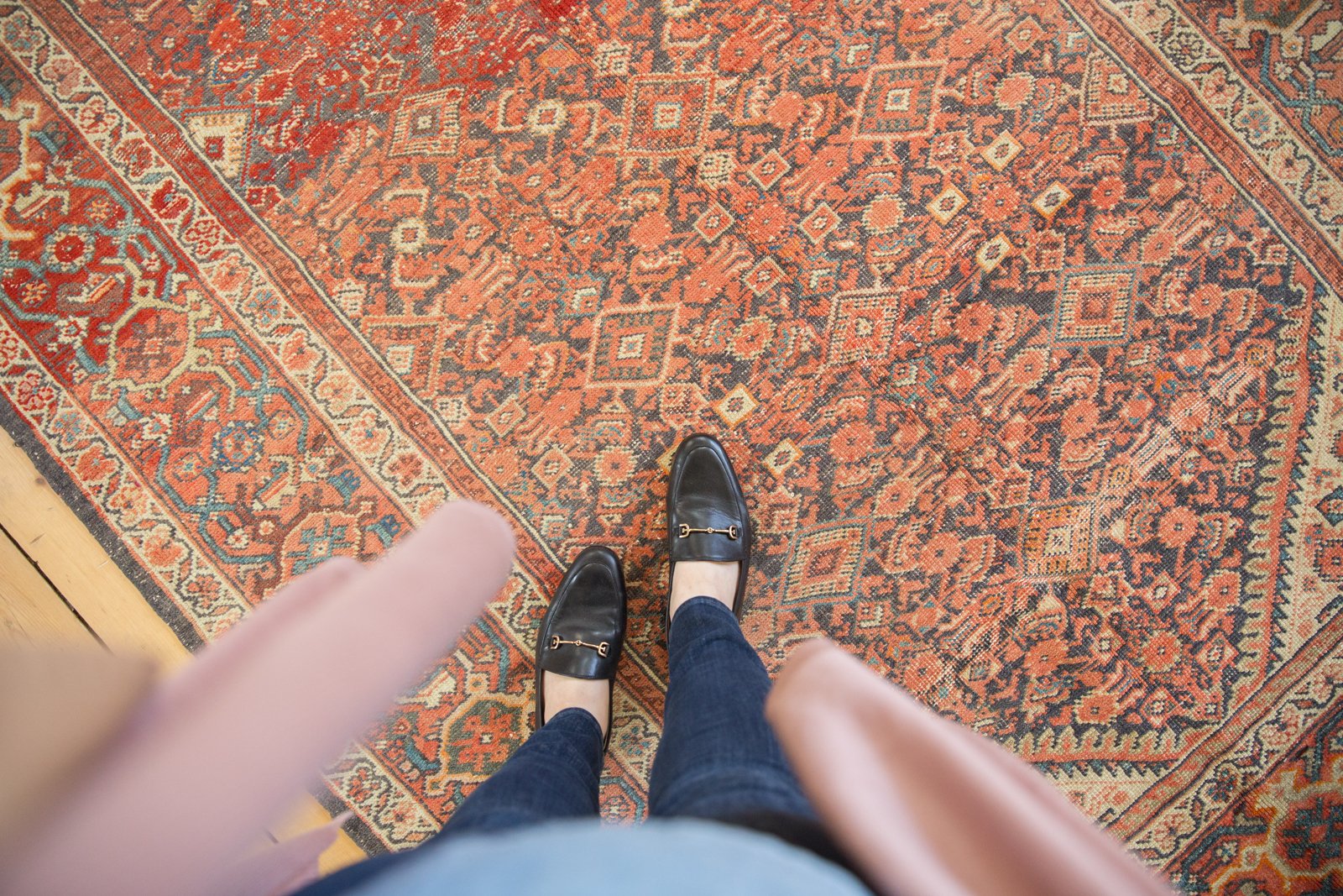 Vintage Hamadan Carpet