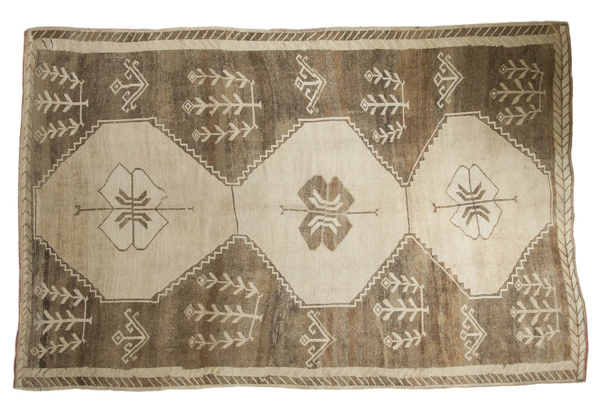 8x12 Vintage Distressed Oushak Carpet // ONH Item ee003131