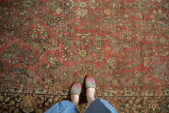 8.5x11.5 Vintage Distressed Arak Carpet // ONH Item ee003132 Image 1