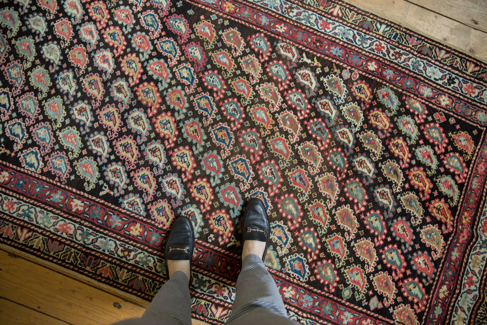  Antique Kurdish Rug Runner / Item ee003137 image 2