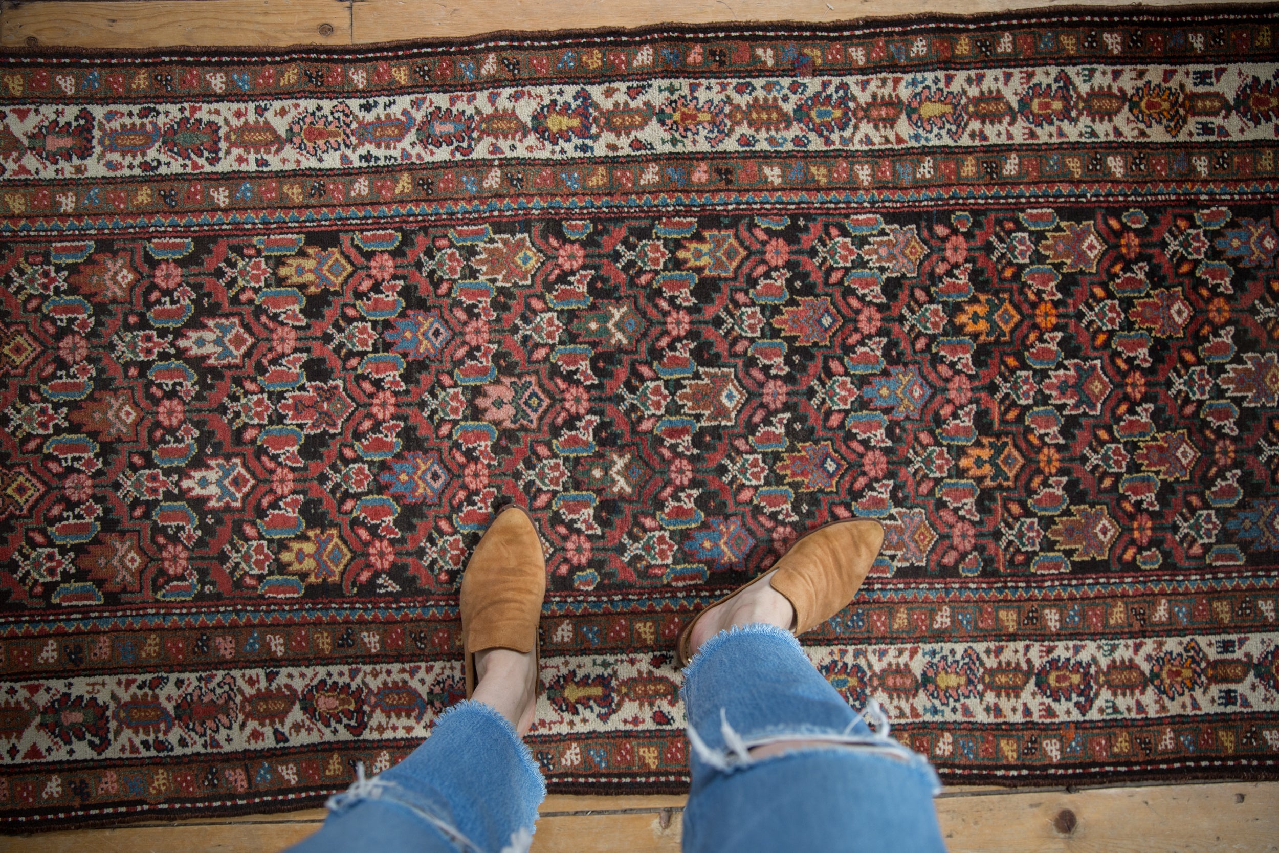 3x13 Vintage Malayer Rug Runner // ONH Item ee003139 Image 1