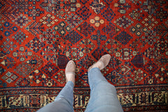 7x10 Vintage Distressed Joshegan Carpet // ONH Item ee003140 Image 1