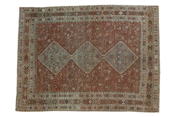Vintage Distressed Qashqai Carpet