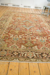  Vintage Distressed Heriz Carpet / Item ee003153 image 4