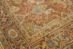  Vintage Distressed Heriz Carpet / Item ee003153 image 10