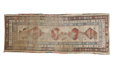 3.5x9 Antique Caucasian Rug Runner // ONH Item ee003159