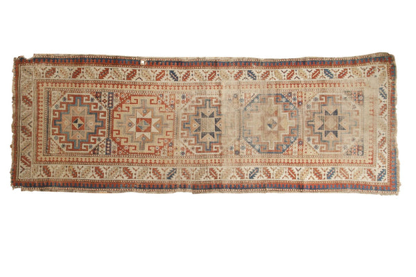 3'4" x 9' Antique Moghan Kazak Rug Runner / Item ee003160 image 1