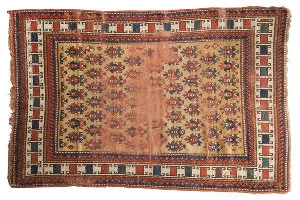 4.5x6.5 Antique Caucasian Rug // ONH Item ee003161