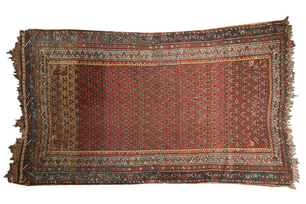 4.5x7.5 Vintage Kurdish Hamadan Rug // ONH Item ee003163