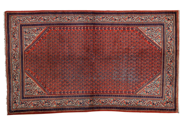4x7 Vintage Mir Sarouk Rug // ONH Item ee003178