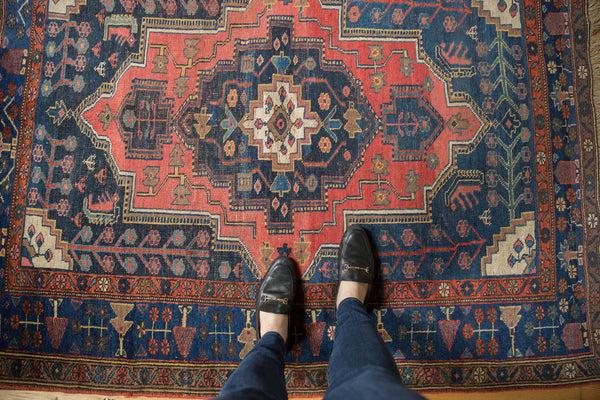 5x5.5 Vintage Kurdish Bijar Square Rug // ONH Item ee003179 Image 1