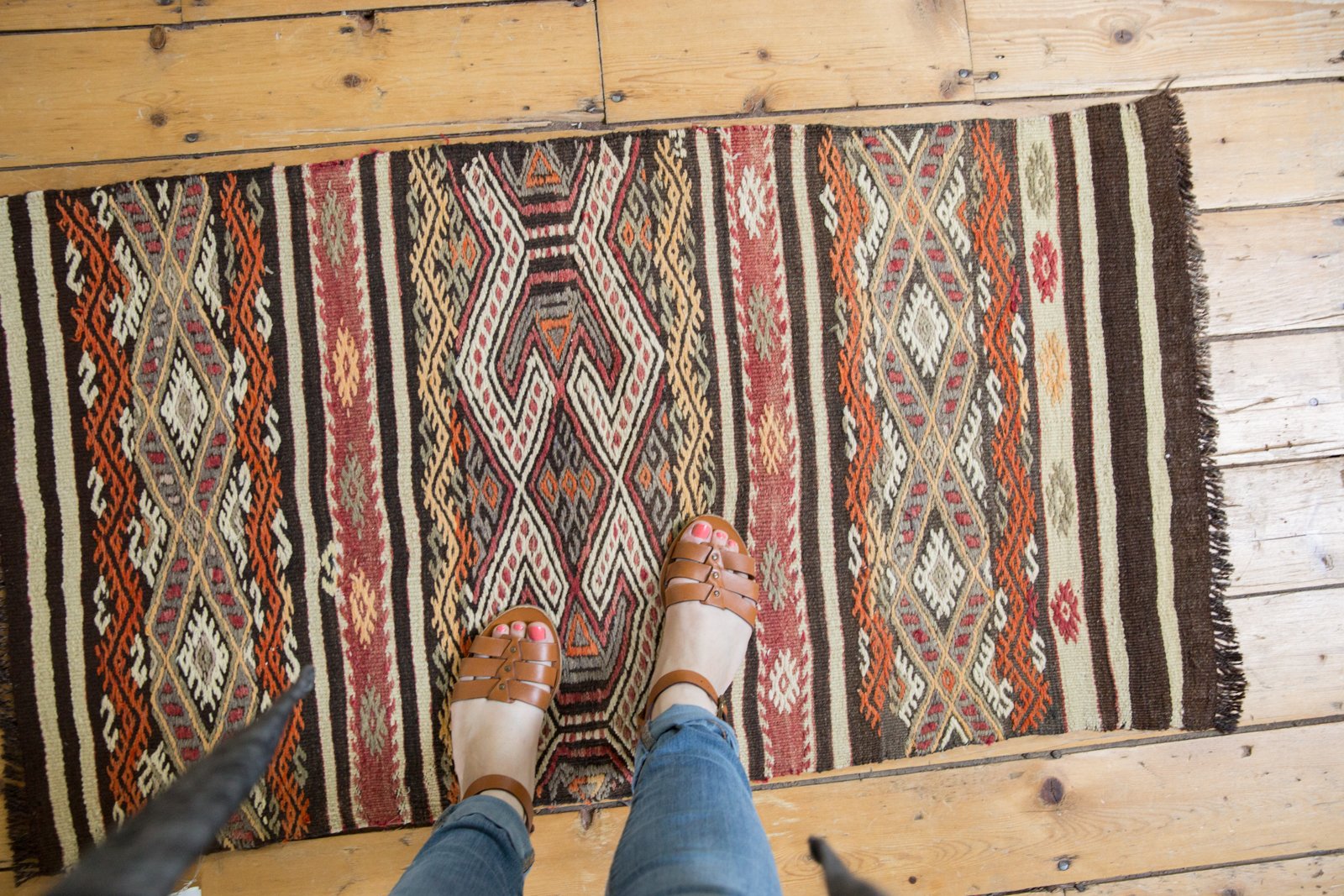 2x4 Vintage Jijim Rug Runner // ONH Item ee003182 Image 1