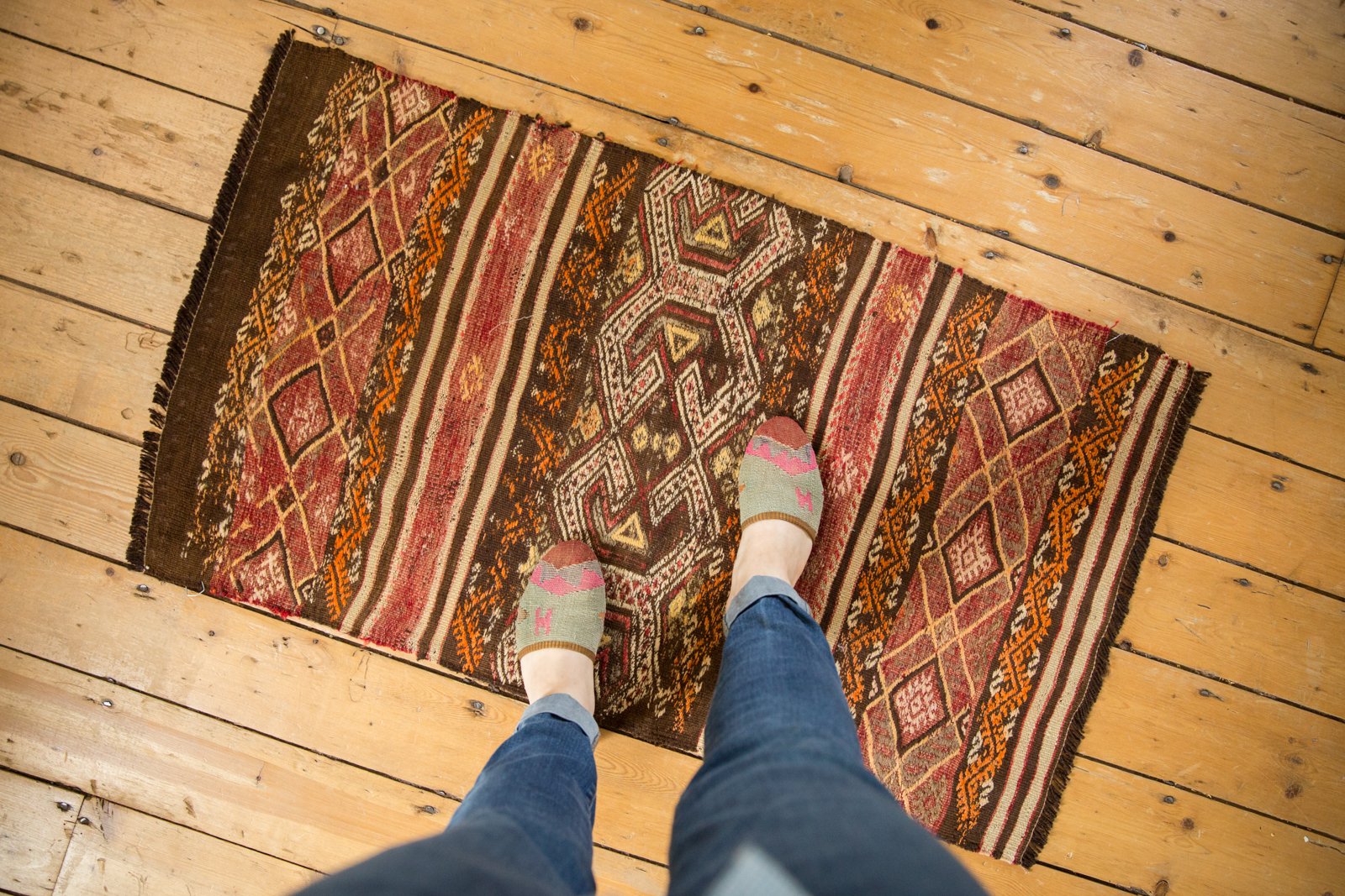 2x4 Vintage Jijim Rug Runner // ONH Item ee003185 Image 1