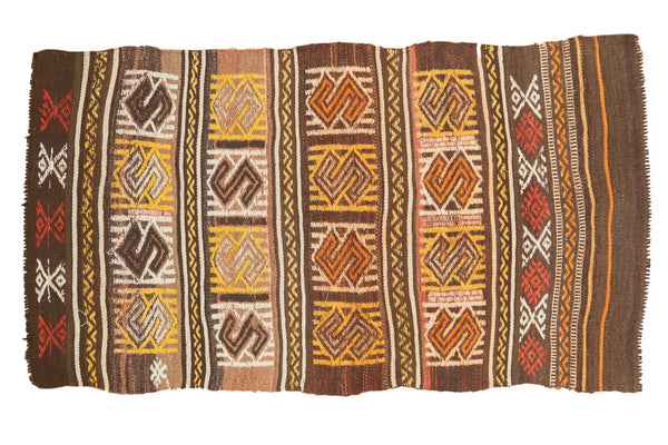 2.5x4.5 Vintage Jijim Rug // ONH Item ee003191