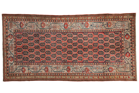 4.5x9.5 Antique Kurdish Rug Runner // ONH Item ee003203