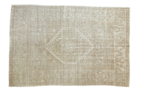 Vintage Distressed Oushak Carpet