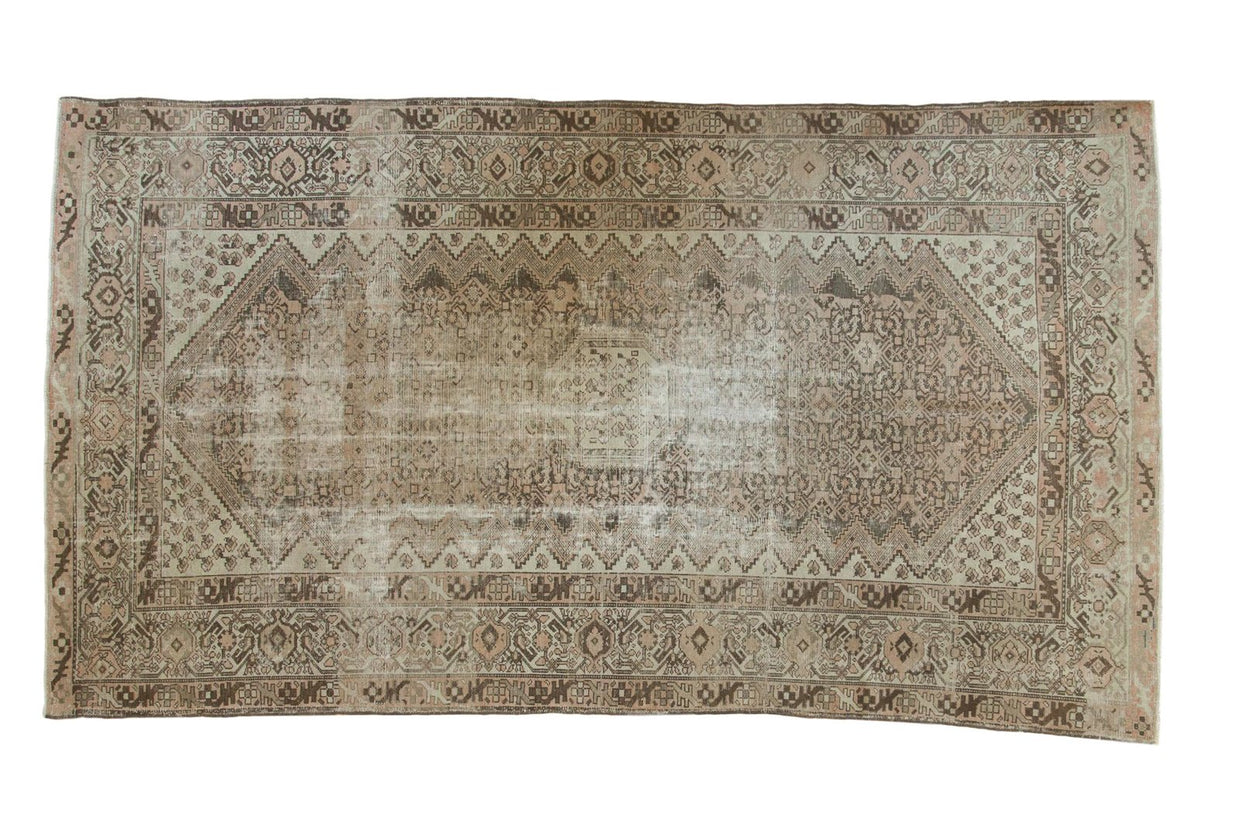 5.5x9.5 Vintage Distressed Malayer Carpet // ONH Item ee003208