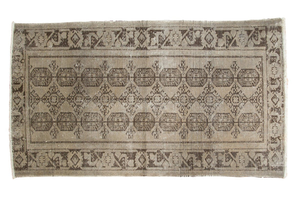 4'3" x 8'5" Vintage Distressed Oushak Rug Runner / Item ee003212 image 1