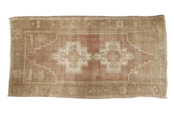 3'11" x 7'4" Vintage Distressed Oushak Rug / Item ee003213 image 1