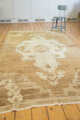 5x9 Vintage Distressed Oushak Carpet // ONH Item ee003214 Image 9
