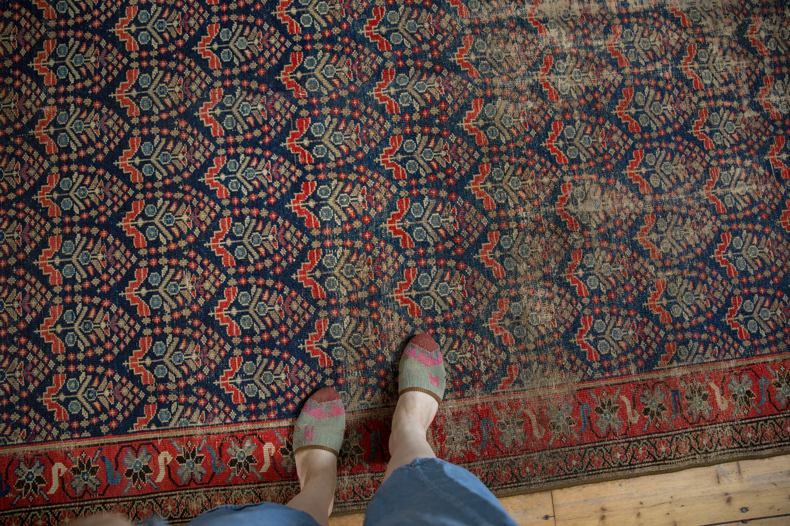  Vintage Malayer Rug Runner / Item ee003217 image 2