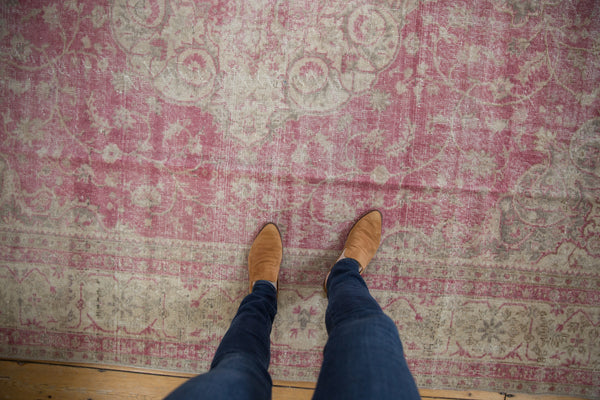 8x10.5 Vintage Distressed Sivas Carpet // ONH Item ee003219 Image 1