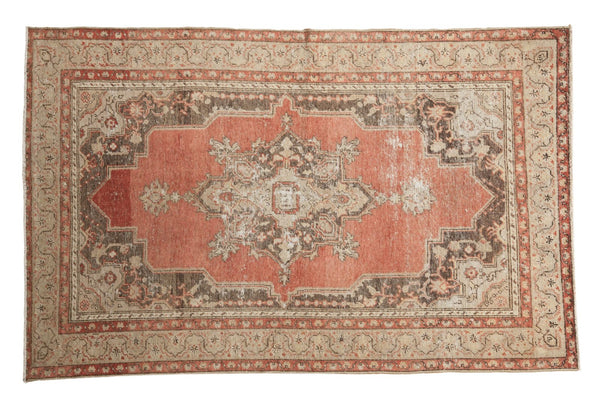 4x6 Vintage Distressed Oushak Rug // ONH Item ee003230