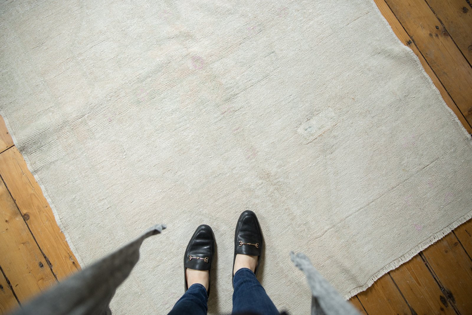 4.5x7 Vintage Distressed Oushak Rug // ONH Item ee003234 Image 1