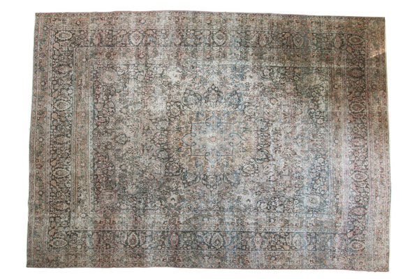 Vintage Distressed Khorassan Carpet