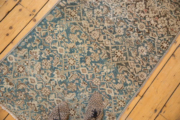 Vintage Distressed Fragment Malayer Rug Runner