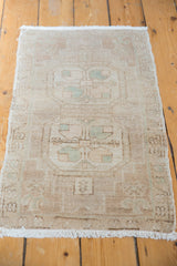  Vintage Distressed Oushak Rug Mat / Item ee003247 image 3