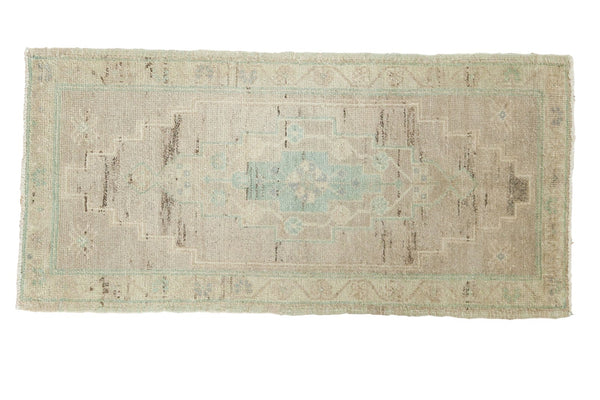 1.5x3.5 Vintage Oushak Rug Mat Runner // ONH Item ee003249