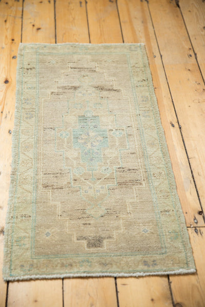 1.5x3.5 Vintage Oushak Rug Mat Runner // ONH Item ee003249 Image 2