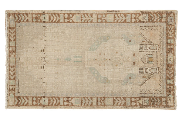 Vintage Distressed Oushak Rug
