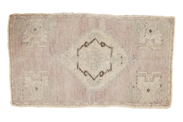 Vintage Distressed Oushak Rug Mat