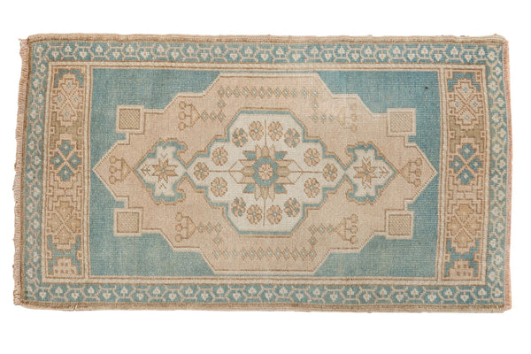Vintage Distressed Oushak Rug