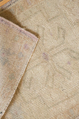 1.5x3 Vintage Distressed Oushak Rug Mat // ONH Item ee003269 Image 6