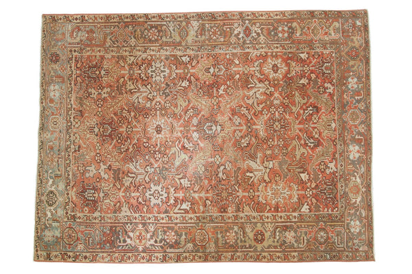 6' x 8'2" Vintage Distressed Heriz Carpet / Item ee003272 image 1