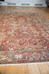  Vintage Distressed Heriz Carpet / Item ee003272 image 11