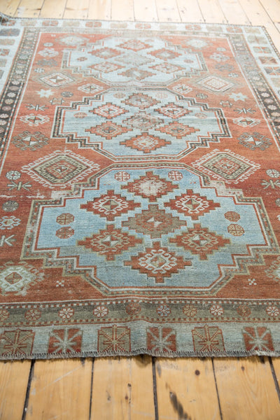  Vintage Distressed Afshar Rug / Item ee003274 image 11