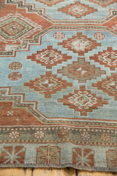  Vintage Distressed Afshar Rug / Item ee003274 image 12