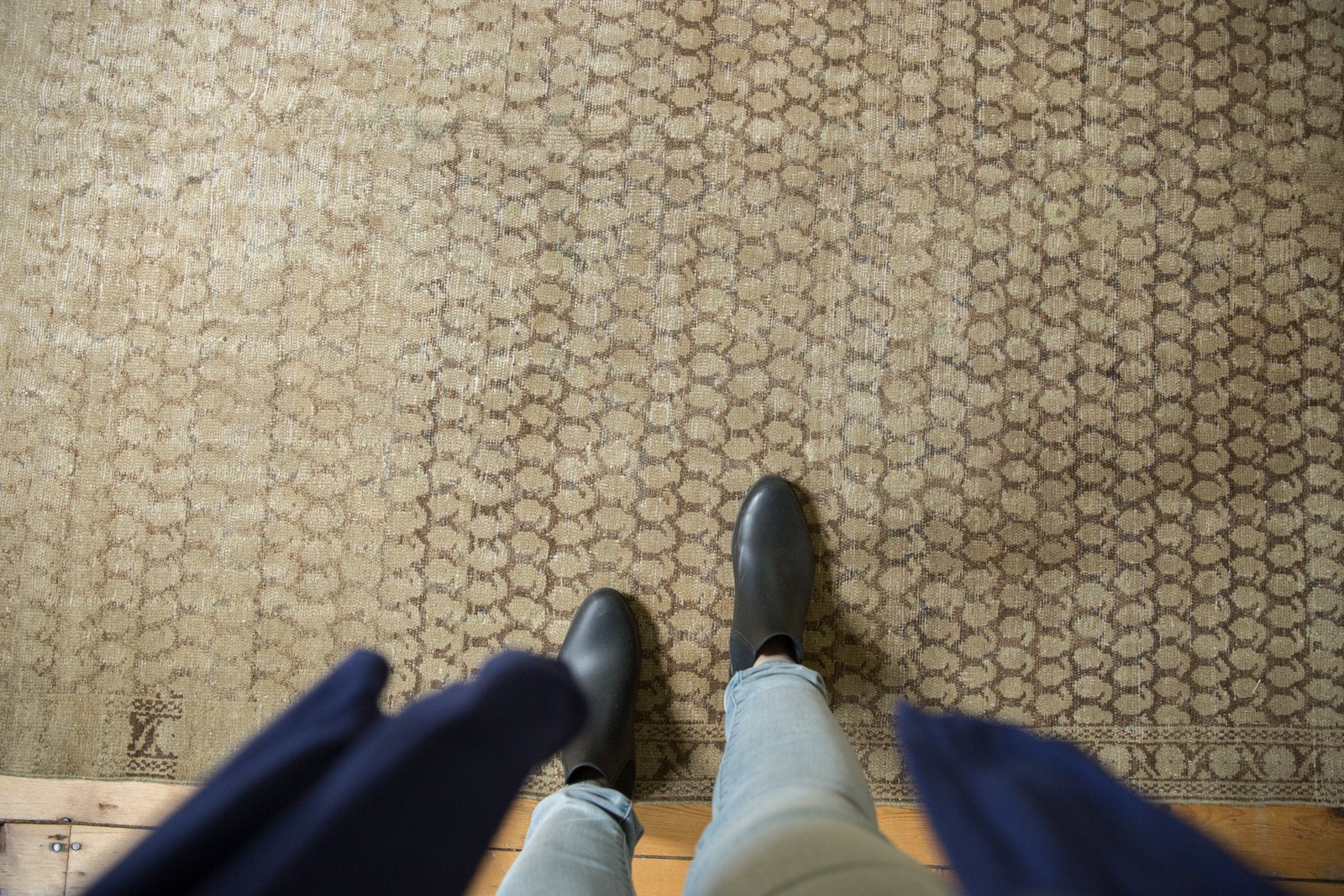 5x10 Antique Distressed Malayer Rug Runner // ONH Item ee003278 Image 1