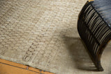 Distressed pile of antique Malayer runner, showing faded Mir boteh motifs and abrashes.