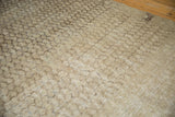 Distressed antique Persian Malayer runner's muted Mir boteh pattern with visible foundation and abrashes.