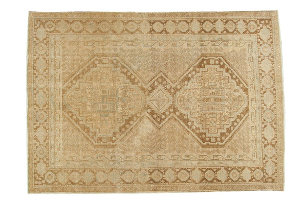 5'5" x 7'8" Vintage Distressed Afshar Carpet / Item ee003290 image 1