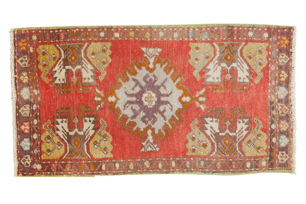 1.5x3 Vintage Oushak Rug Mat // ONH Item ee003297