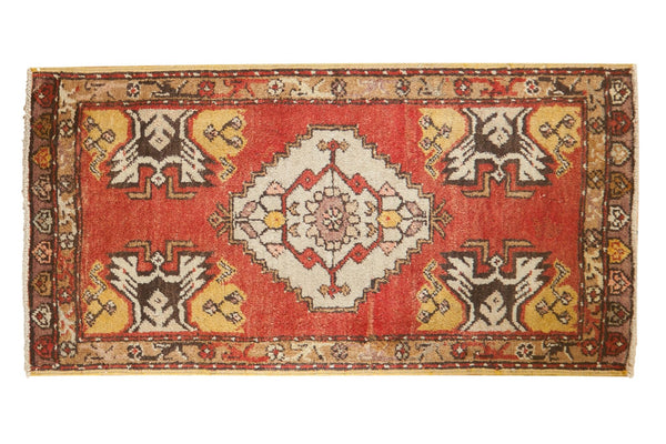 1.5x3 Vintage Oushak Rug Mat // ONH Item ee003299