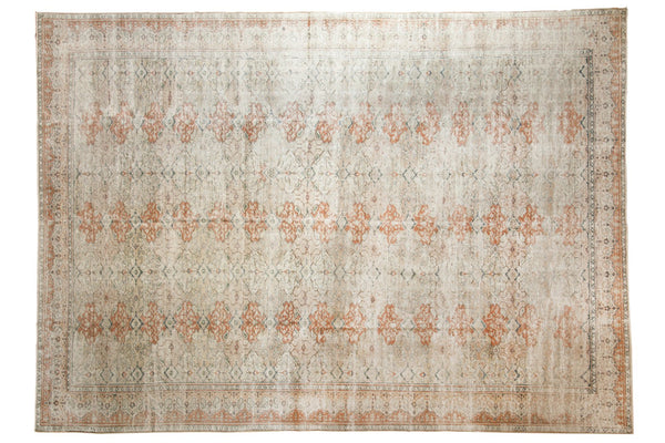 8'1" x 11'3" Vintage Distressed Sivas Carpet / Item ee003315 image 1