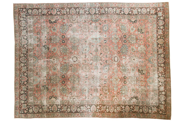 7'7" x 10'3" Vintage Distressed Tabriz Carpet / Item ee003328 image 1